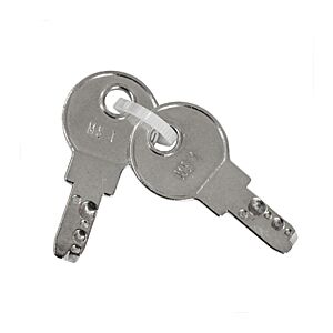Clé inox (la paire) pour commutateur de couverture automatique Sofatec