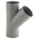 Culotte simple 45° évacuation pvc à coller FFF