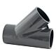 Té 45° pvc pression