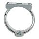 Collier clip PVC Ø100 pince fermée avec embase M7