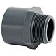 Embout mixte pvc M/F Ø50/40 x M 1