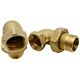 Raccord union coudé 90° laiton M/F 1