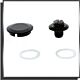 Vis de couvercle + capuchon + rondelles CLX0200EGA Distributeur chimique HAYWARD